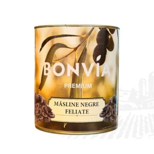 Măsline negre feliate - Conservă 3 kg